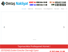 Tablet Screenshot of omtasevdenevenakliyat.com